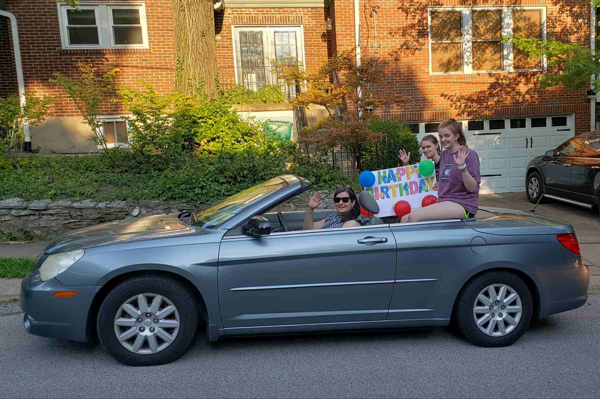 2020-08-22 Covid Bday driveby parade line up.jpg